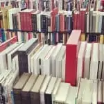 Book store shelves 