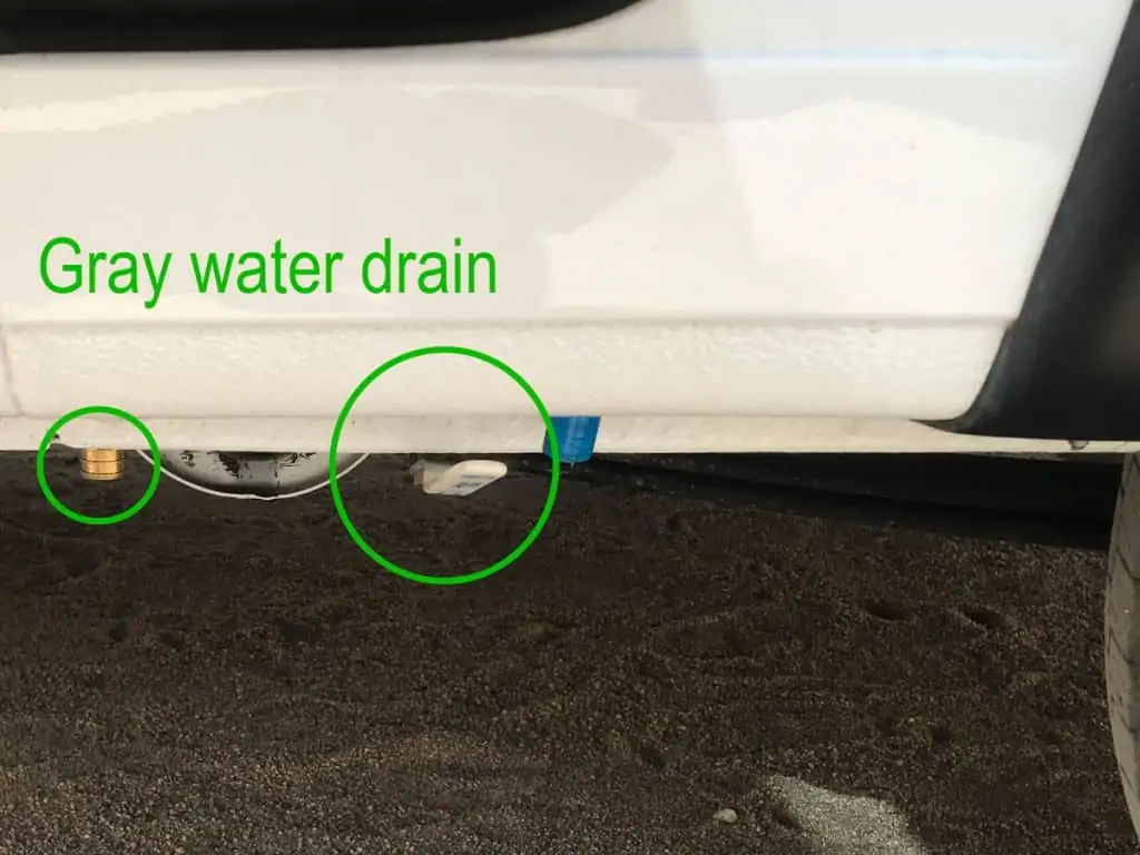 Gray water drain