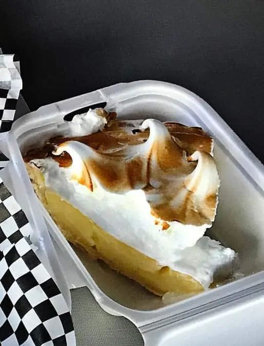 Delicious lemon meringue pie - Rock Springs Cafe, Black Rock City, AZ