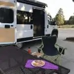 Dinner in my van