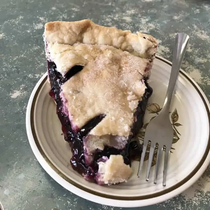 Donna's Diner Blueberry pie Moorpark, Wyoming